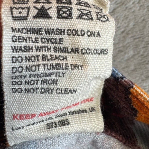 Lucy & Yak Lucy Freyja Corduroy Dress Dawn Floral Print Size Small - Picture 10 of 16